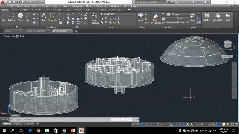 Final Product! 2 levels of ecological, friendly and ¨domed¨ ways for living!