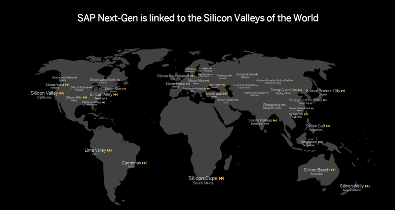 SAP NextGen map